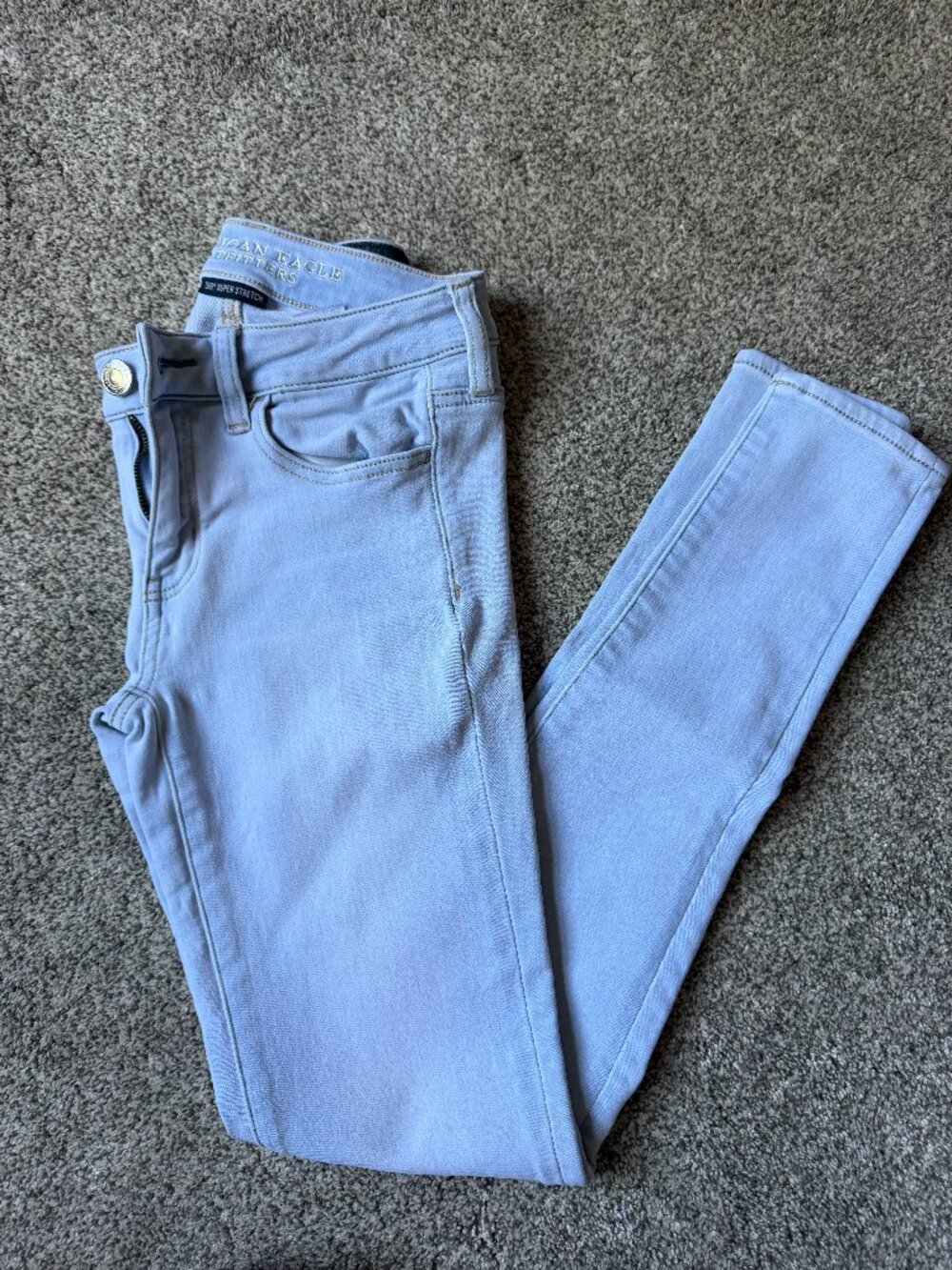 American Eagle Light Wash Jeggings